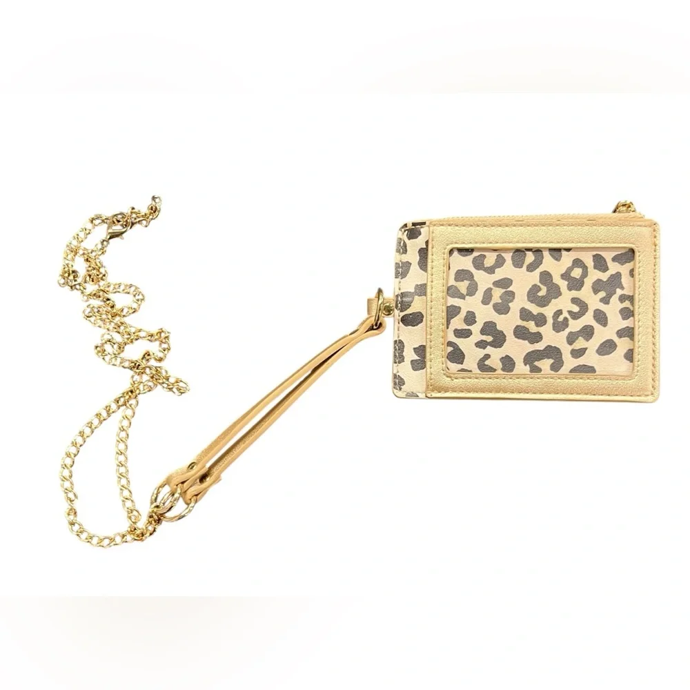 Animal print wristlet/cardholder